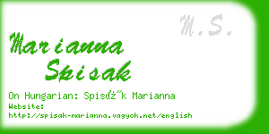 marianna spisak business card